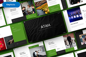 Atah – Business Keynote Template, a Presentation Template by Dens Creative Studio