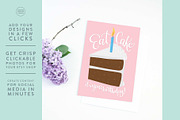 Summer Floral Greeting Card Mockup, a Product Mockup by Makers Mockup Studio (Thumbnail 2 of 5)