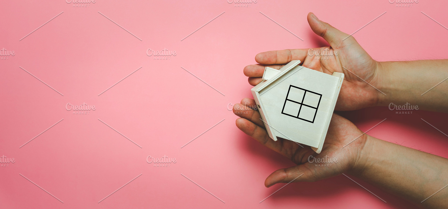 Home insurance business concept stock photo containing model and white, a Business Photo by OSABEE TOP VIEW