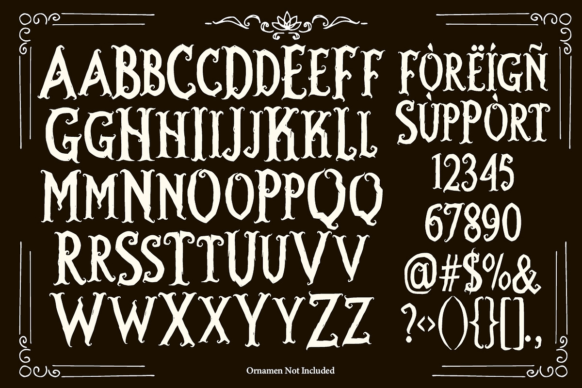 Halther - Fantasy Serif Display, a Blackletter Font by NuType (Photo 11 of 14)