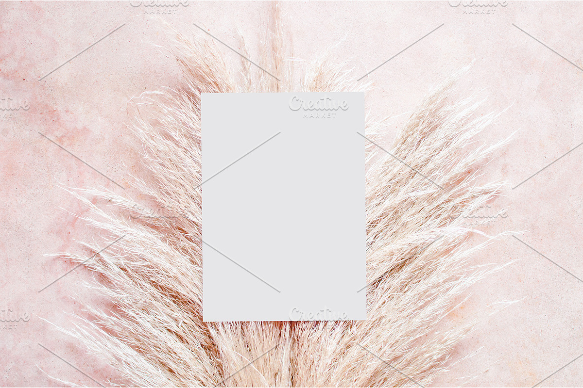 Bohemian Invitation Mockup 5x7, a Templates & Theme by savvy graphics & stock