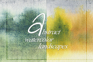 Watercolor Landscapes on Canvas