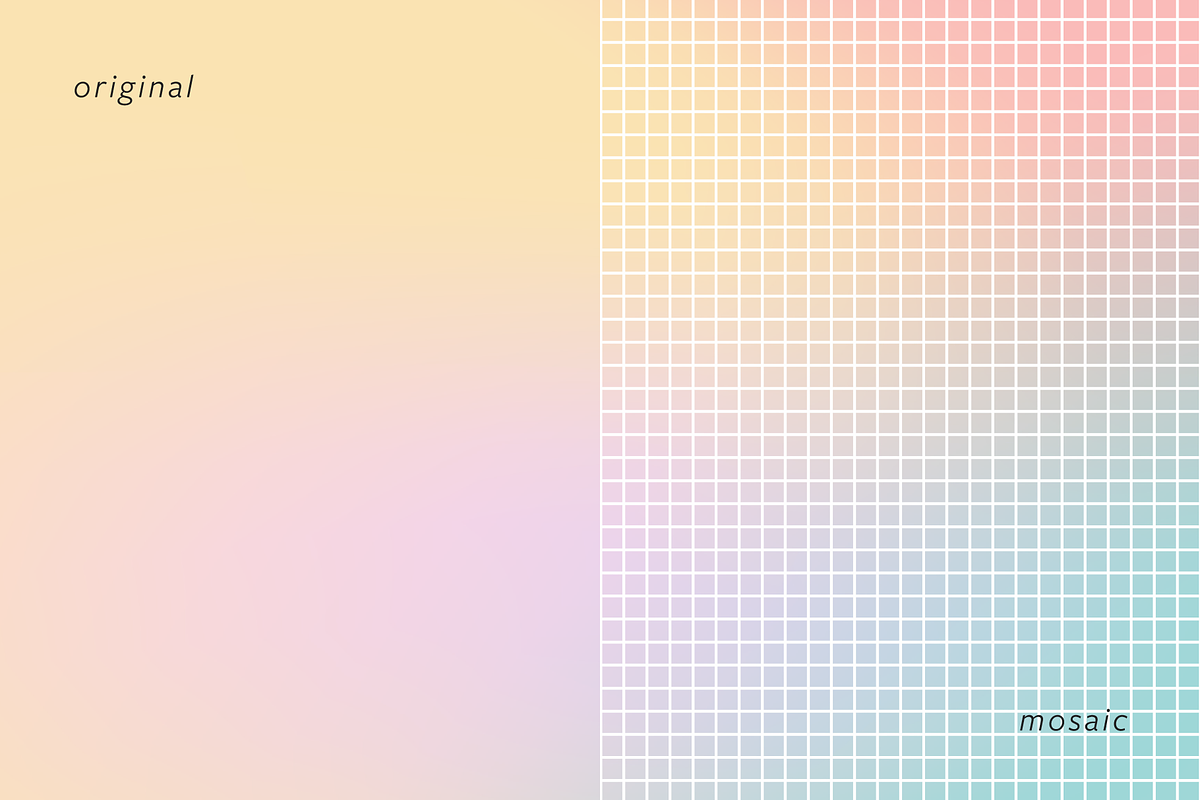 soft gradient mosaic textures, a Background Graphic by stasylionet (Photo 6 of 12)
