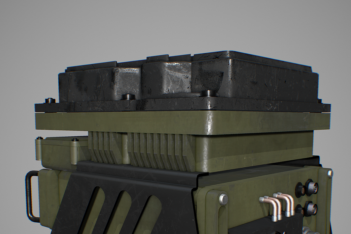 Army Radio Transceiver, an Object 3D Model by AndrewWhite (Photo 5 of 19)