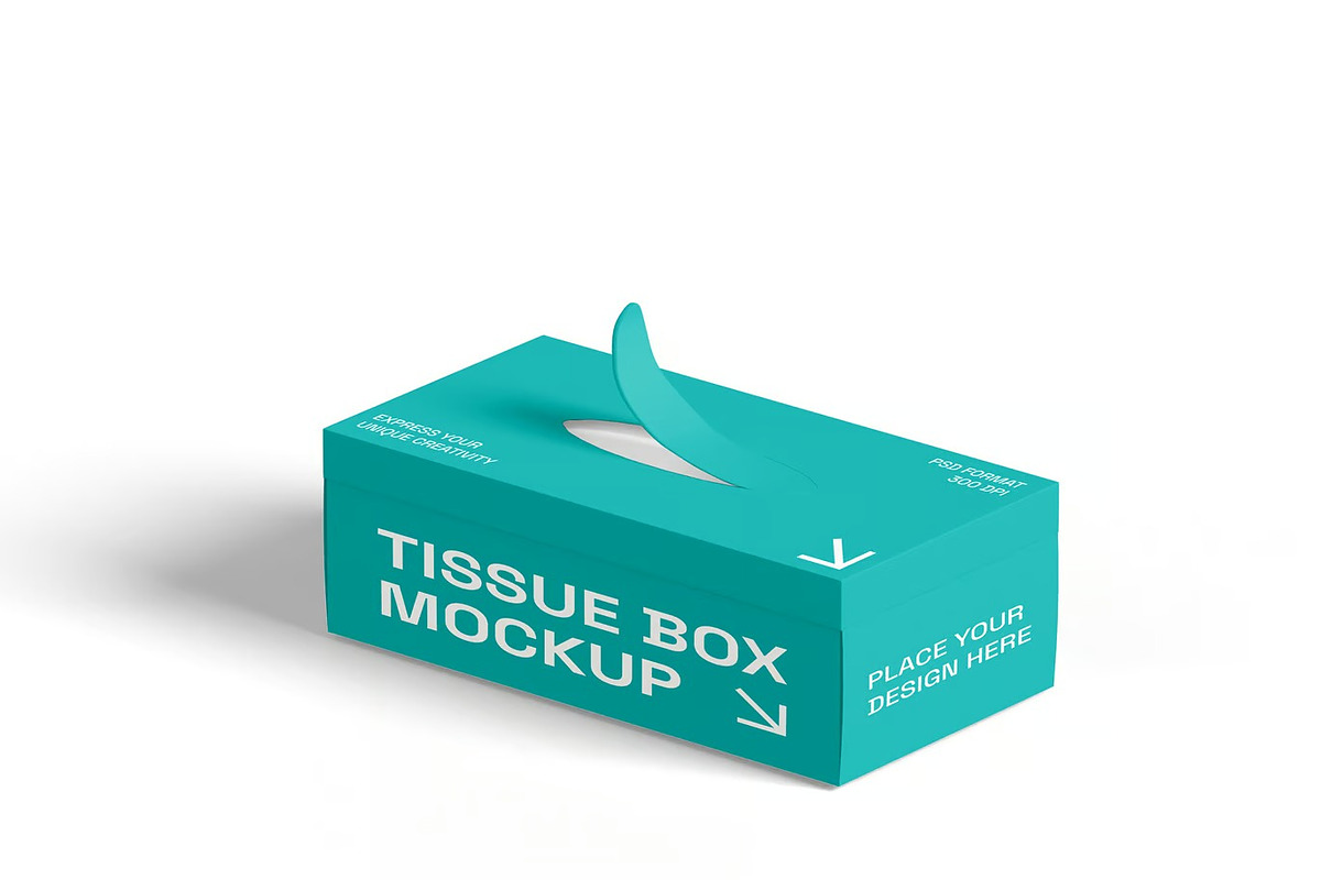 Tissue Box Mockup, a Household Mockup by renderstockmarket (Photo 2 of 3)