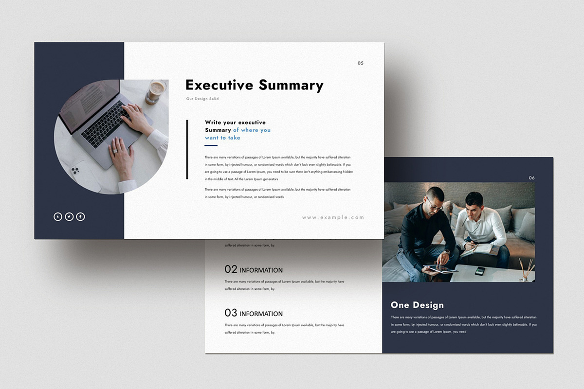 Pitch Deck Presentation Template, a Presentation Template by Dream-Lab (Photo 3 of 9)