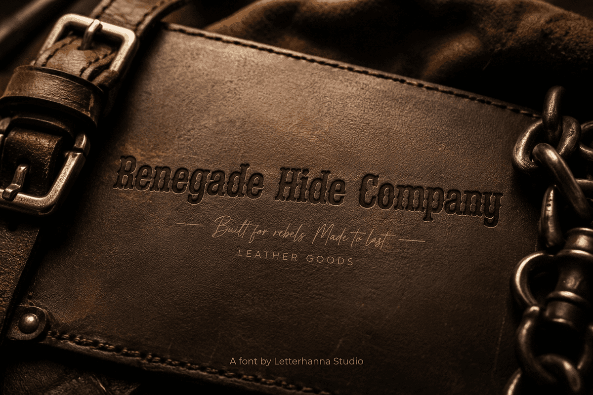 Sparkwolf: A Wanted Poster Font, a Handwritten Font by Letterhanna Studio (Photo 9 of 9)