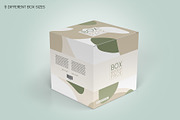 Package Box Mockups - 9 box sizes, a Packaging Mockup by Illusiongraphic (Thumbnail 3 of 19)