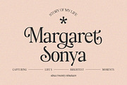 Bethany Elingston, a Serif Font by Attract Studio (Thumbnail 6 of 17)