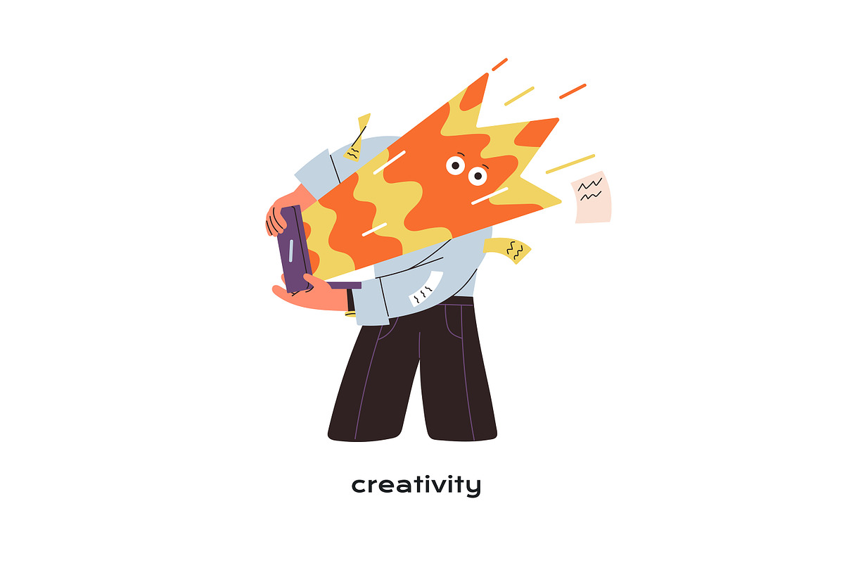 Soft skills for work, business set, a Person Illustration by PaperTrident (Photo 14 of 16)