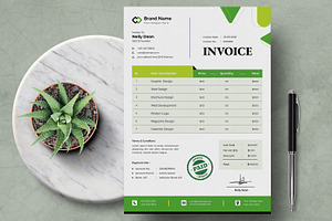 Minimal Invoice Layout, a Stationery Template by MightyDesign