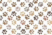 Paw print seamless pattern, a Pattern Graphic by gulsengunel (Thumbnail 3 of 6)