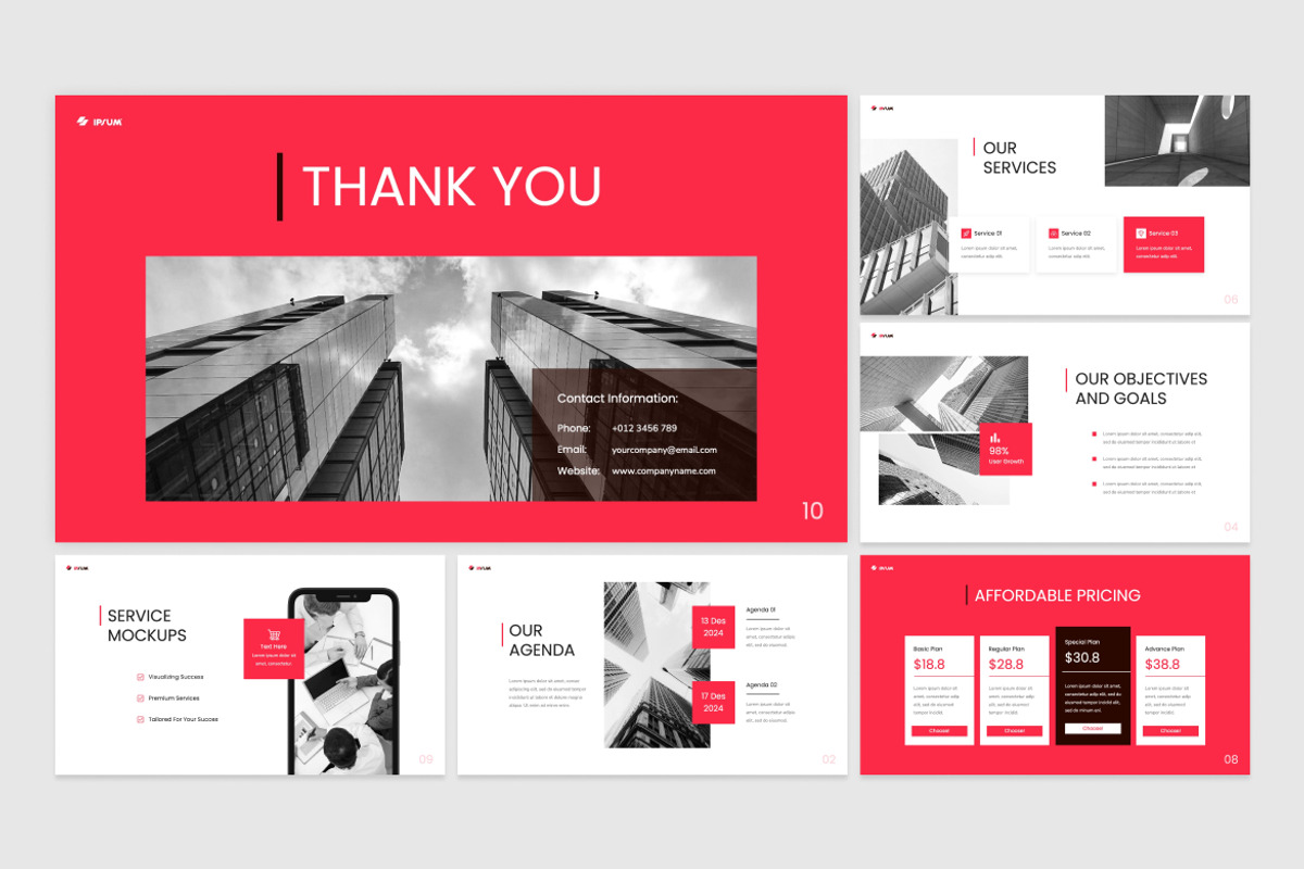 Red Theme Presentation Keynote, a Presentation Template by Antstheme (Photo 2 of 2)