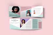 Square Trifold Brochure Mockup, a Books & Magazine Mockup by Illusiongraphic (Thumbnail 11 of 28)