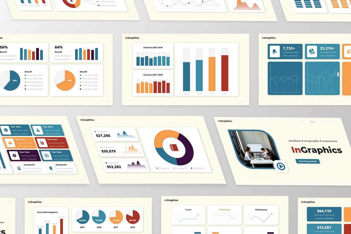 InGraphics - Dashboard Infographic, a Presentation Template by GraphauseProject (Photo 5 of 6)