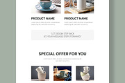 Modern Promotional Email Newsletter, an UI Kit Template by MightyDesign (Thumbnail 3 of 9)