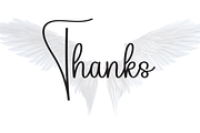 Angel Wings | Script Font, a Handwritten Font by Scratchones (Thumbnail 9 of 9)