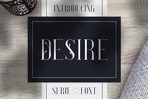 Desire - Luxury Serif Font