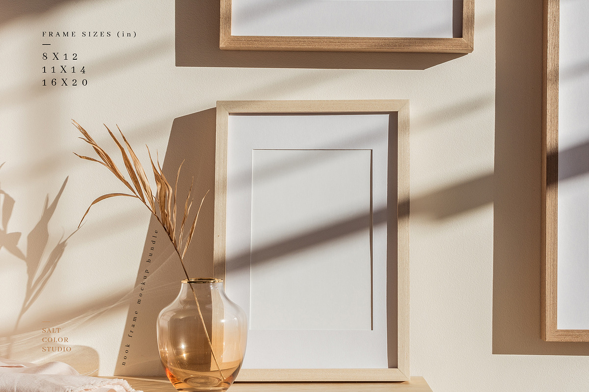 Nook Frame Mockup Bundle, a Household Mockup by Salt Color Studio (Photo 6 of 13)