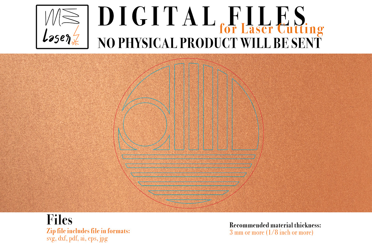 Trivet Bauhaus 1 File for Laser Cut., an Object Graphic by MaramadeLaser (Photo 2 of 5)