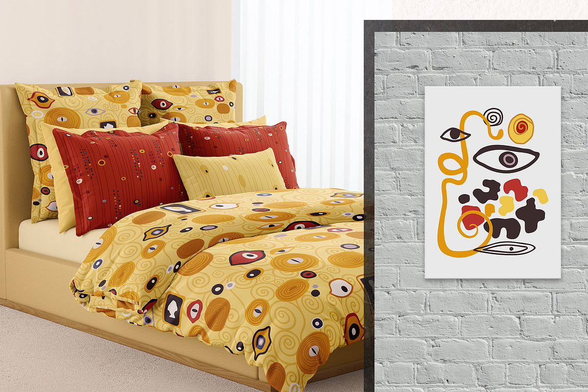 Klimt inspired patterns collection, a Pattern Graphic by My Space Garden (Photo 5 of 13)