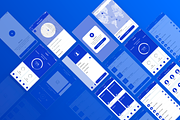 iOS Wireframing Kit, a Wireframe Template by Lubos Volkov (Thumbnail 9 of 9)
