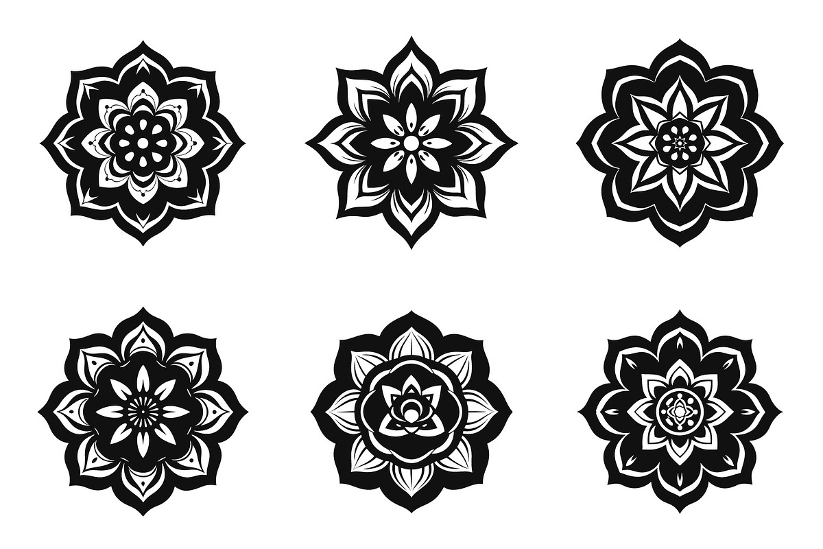 Mandala designs vectors, an Object Graphic by Billah Hub