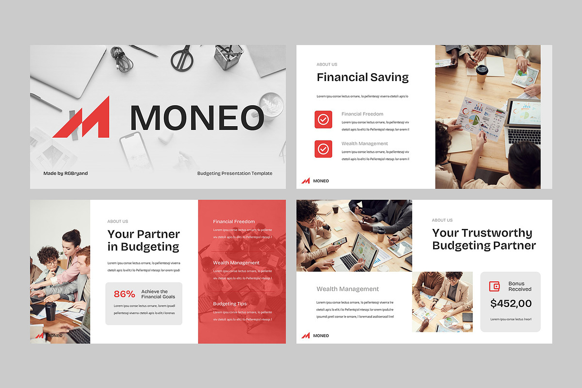 MONEO - Budgeting & Finance PPT, a Presentation Template by rgbryand (Photo 2 of 9)