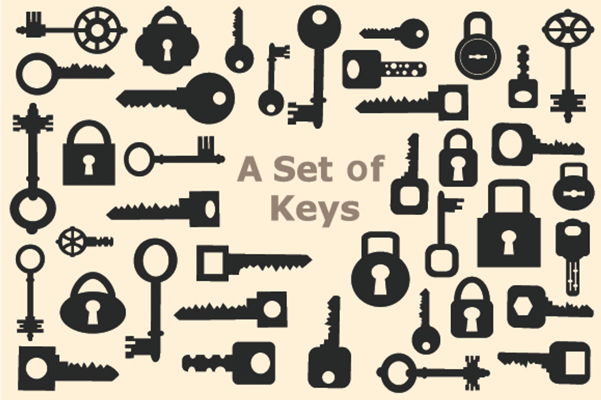 Set of vector keys