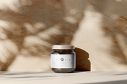 Amber Glass Jar Mockup, a Cups & Container Mockup by pmvch (Thumbnail 10 of 10)