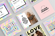 The Iridescent Template, a Social Media Template by thetrendytemplate (Thumbnail 3 of 5)
