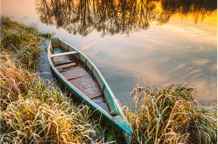 Lake, River and old wooden rowing, a Nature Photo by Our Amazing World