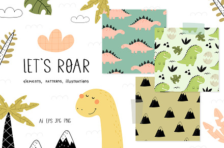 let's Roar, a Background Graphic by AnnieArt