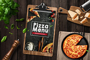 Artistic Pizza Menu Template, a Brochure Template by Minimalist Studio (Thumbnail 3 of 4)