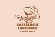 Outback Brisket Logo Template, a Branding & Logo Template by Kreasi Malam (Thumbnail 3 of 5)