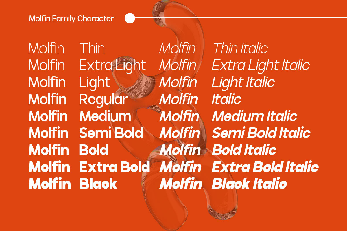Molfin, a Sans Serif Font by Madjack.font (Photo 8 of 12)