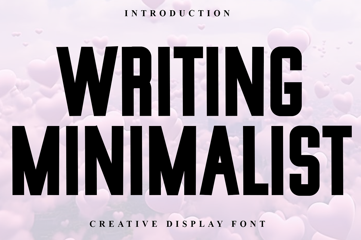 Writing Minimalist, a Script Font by FreshTypeINK (Photo 1 of 8)