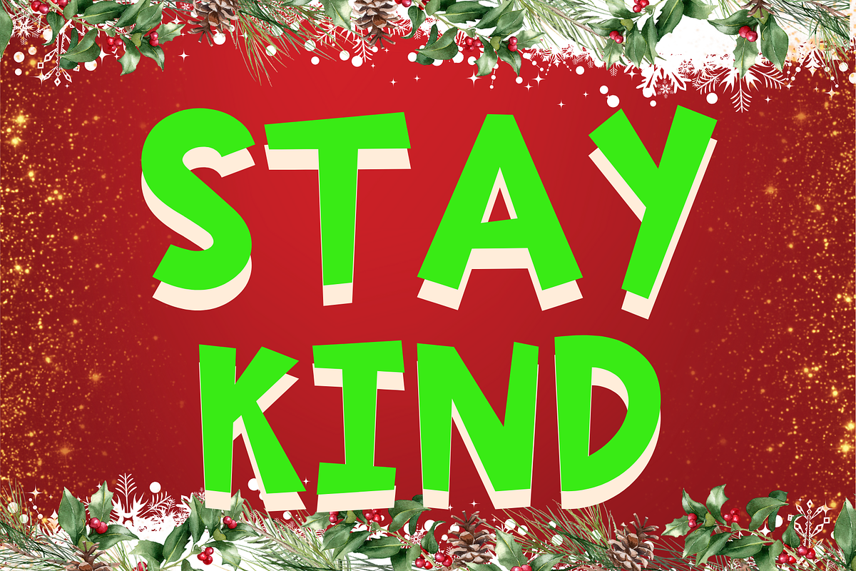 Grinches is a display font, a Handwritten Font by Brown Cupple (Photo 2 of 6)