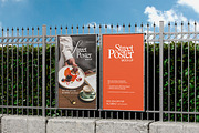 Street Poster Mockup, an Advertising Mockup by HanaSaka_Studio (Thumbnail 3 of 5)