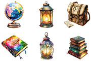 Watercolor Magic Class Clipart, an Illustration by Designking (Thumbnail 4 of 4)