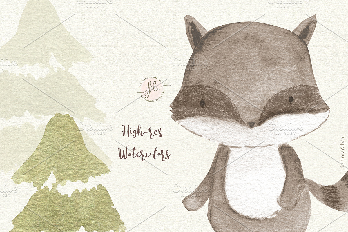 Woodland Friends, an Animal Illustration by Flora+Bear (Photo 4 of 5)