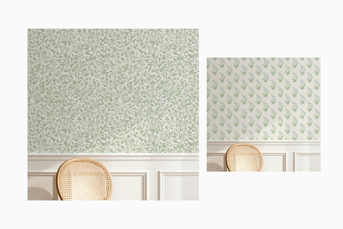 Modern Wallpaper Mockup PSD, a Mockup by First Impression Mockups (Photo 3 of 6)