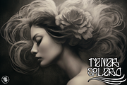 Tener Salero, custom tattoo letters, a Handwritten Font by Studio.Valhalla (Thumbnail 2 of 5)
