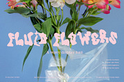 Les Fleurs a Wavy Fluid Font, a Sans Serif Font by Emma Make (Thumbnail 6 of 6)
