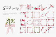 Grandmillennial Christmas Clipart, a Decorative Illustration by Patishop Art (Thumbnail 11 of 14)