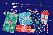 Merry & Bright Graphic Collection, a Seasonal Illustration by rouxsupplyco (Thumbnail 5 of 11)