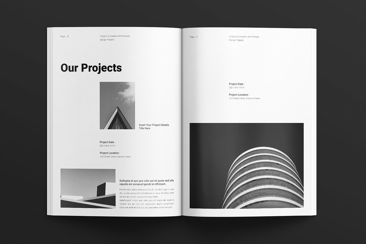 Digital Architect Brochure Template, a Brochure Template by E-Type (Photo 4 of 7)