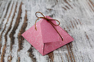 Handmade gift box stock photo containing gift and box