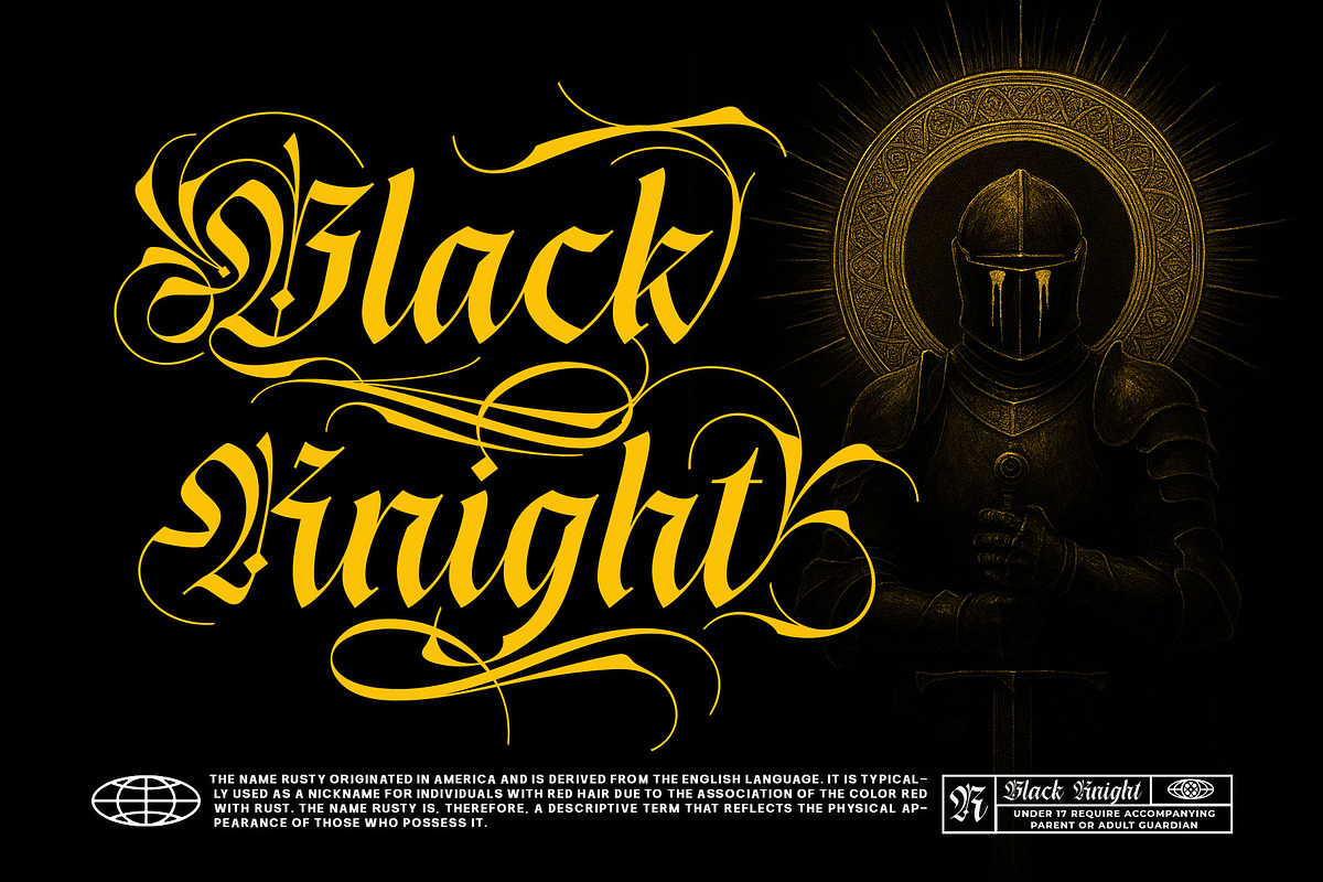 Berga Mont Typeface, a Blackletter Font by alit design (Photo 5 of 17)
