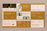 Brown Project Proposal PPT, a Presentation Template by graphicook (Thumbnail 2 of 4)